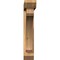 Ekena Millwork Legacy Slat Smooth Bracket w/ Offset Brace, Western Red Cedar, 5 1/2"W x 30"D x 30"H BKT0604X30X30LEC06SWR - alternate 3